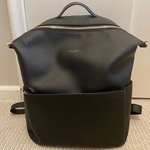 Mina Baie Vegan leather diaper backpack